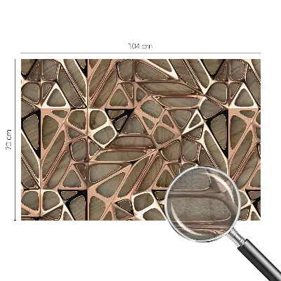 Wand-Fototapete mit geometrischem Muster