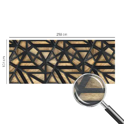 Fototapete nach Maß mit einem geometrischen Verbindungsdesign