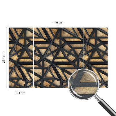 Fototapete nach Maß Geometrische Verbindung