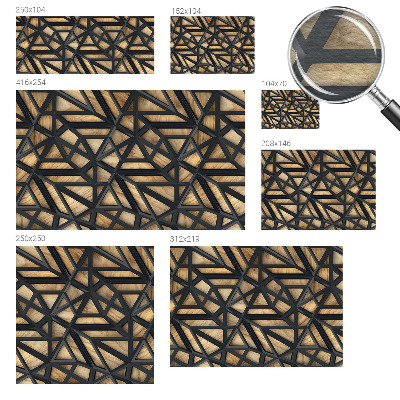 Fototapete nach Maß Geometrische Verbindung