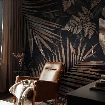 Wandtapete Exotische Blätter