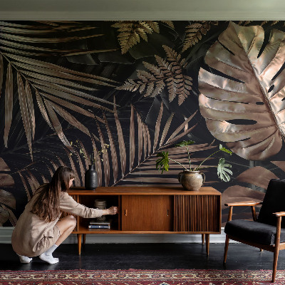 Wandtapete Exotische Blätter