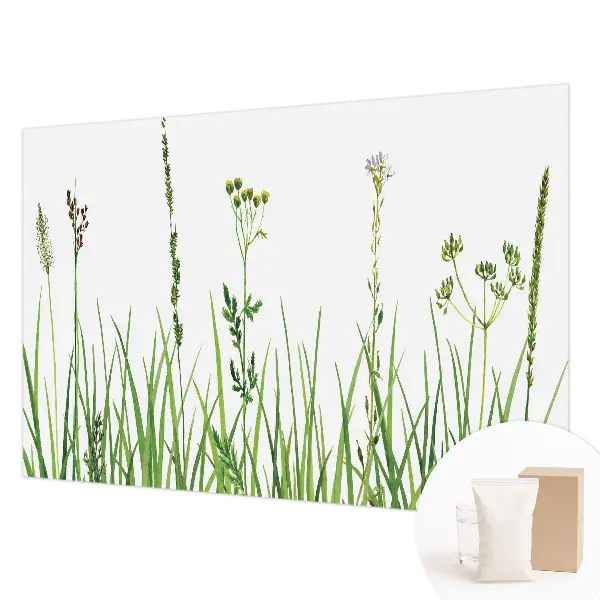 Motivtapete aus Vlies mit zartem Floraldesign