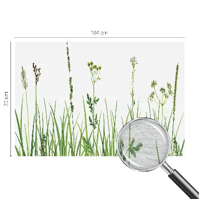 Motivtapete aus Vlies mit zartem Floraldesign