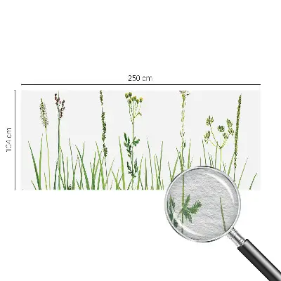 Motivtapete aus Vlies mit zartem Floraldesign