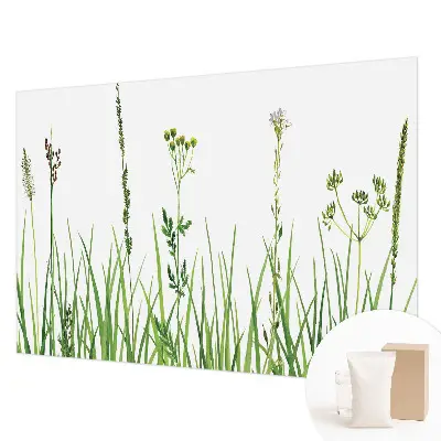 Motivtapete aus Vlies mit zartem Floraldesign