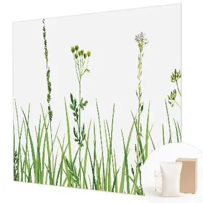 Motivtapete aus Vlies mit zartem Floraldesign