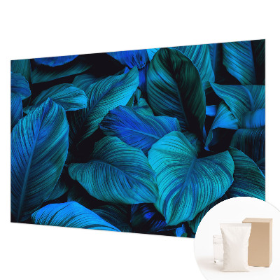 Fototapete aus Vlies Blaue Blätter