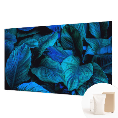 Fototapete aus Vlies Blaue Blätter