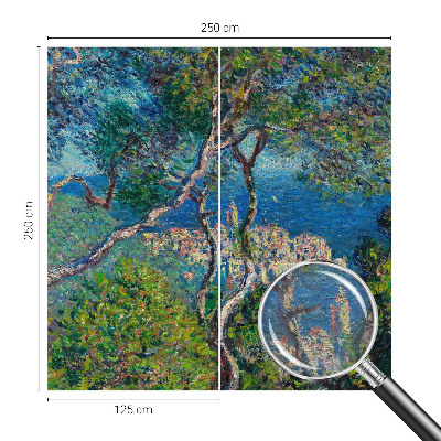 Vlies-Fototapete fürs Wohnzimmer mit Motiv eines Mittelmeerblicks