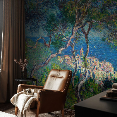 Vlies-Fototapete fürs Wohnzimmer mit Motiv eines Mittelmeerblicks