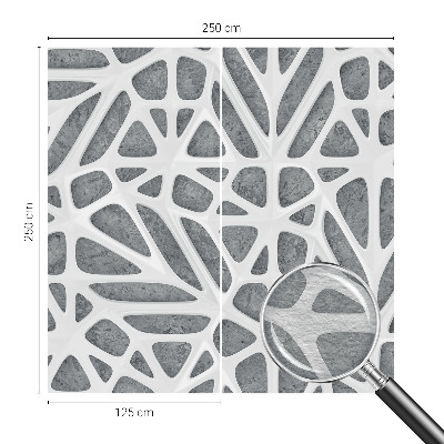 Vliestapete fürs Wohnzimmer Geometrisches Netzwerk