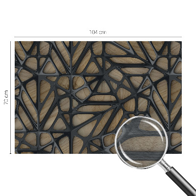 Motivtapete Holznetz