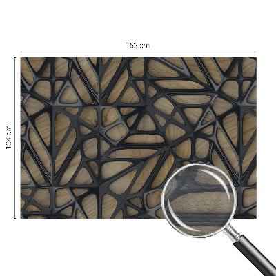 Motivtapete Holznetz