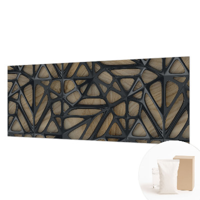 Motivtapete Holznetz