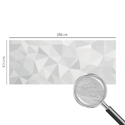 Vliestapete fürs Schlafzimmer Dreieckiges Mosaik