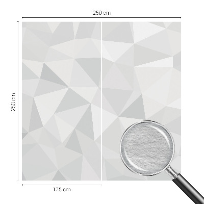 Vliestapete fürs Schlafzimmer Dreieckiges Mosaik