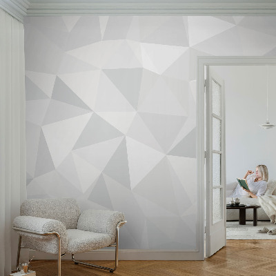 Vliestapete fürs Schlafzimmer Dreieckiges Mosaik