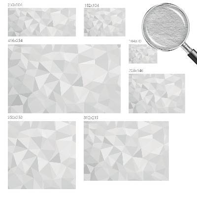 Vliestapete fürs Schlafzimmer Dreieckiges Mosaik