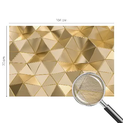 Dekorative Wand-Fototapete mit geometrischem Dreiecksmuster