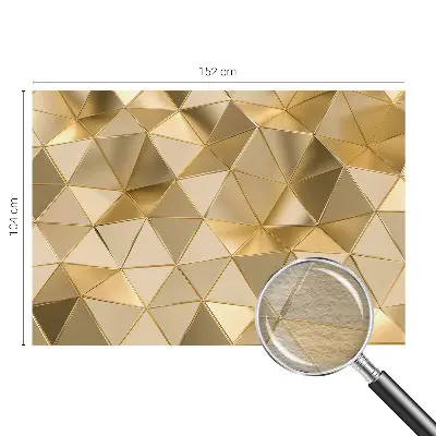 Dekorative Wand-Fototapete mit geometrischem Dreiecksmuster