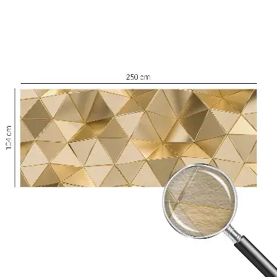 Dekorative Wand-Fototapete mit geometrischem Dreiecksmuster