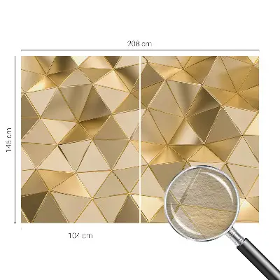 Dekorative Wand-Fototapete mit geometrischem Dreiecksmuster
