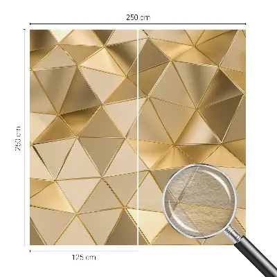Dekorative Wand-Fototapete mit geometrischem Dreiecksmuster