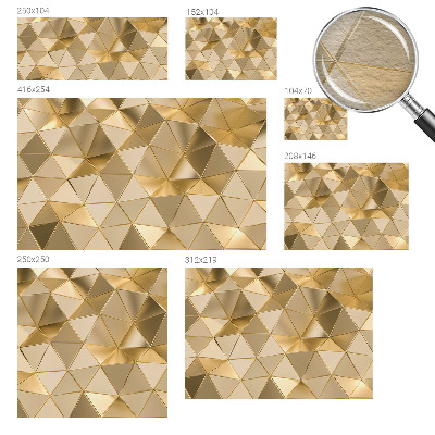 Dekorative Wand-Fototapete Dreiecksmuster