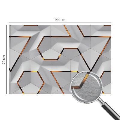 Fototapete Dreidimensionale Muster