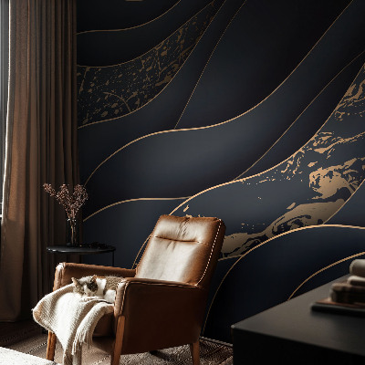 Wandtapete Elegante Wellen