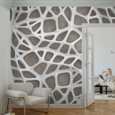 Vlies-Fototapete Geometrisches Netzwerk