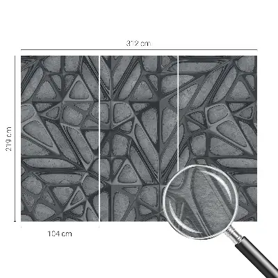 Fototapete fürs Kinderzimmer mit geometrischem Muster