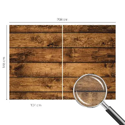 Fototapete fürs Wohnzimmer mit Motiv aus Holzbrettern