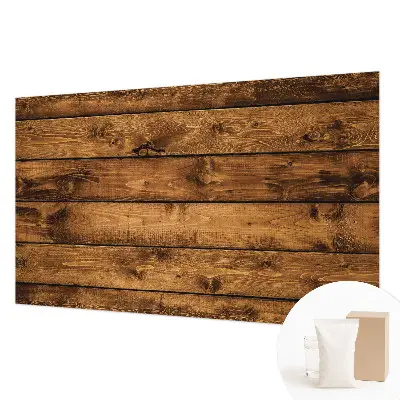 Fototapete fürs Wohnzimmer mit Motiv aus Holzbrettern