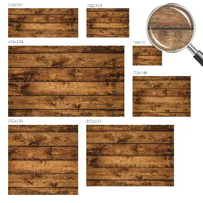Fototapete fürs Wohnzimmer mit Motiv aus Holzbrettern