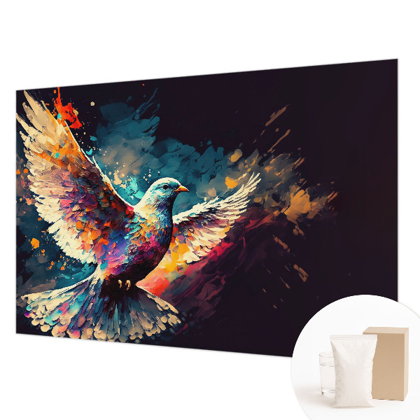 Fototapete aus Vlies Farbenfroher Vogel