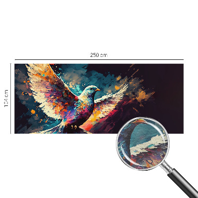 Fototapete aus Vlies Farbenfroher Vogel