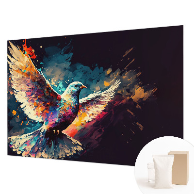 Fototapete aus Vlies Farbenfroher Vogel