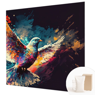 Fototapete aus Vlies Farbenfroher Vogel