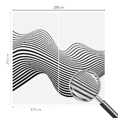 Wand-Fototapete mit dynamischer abstrakter Gestaltung