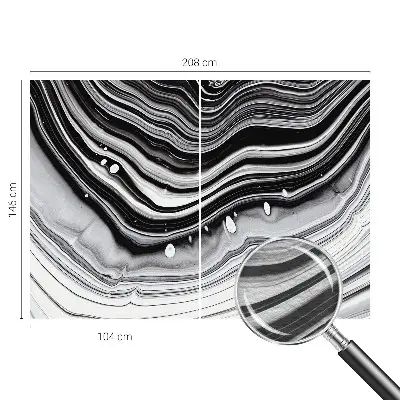 Bedruckte Vlies-Fototapete mit einem Motiv aus optischen Wellen