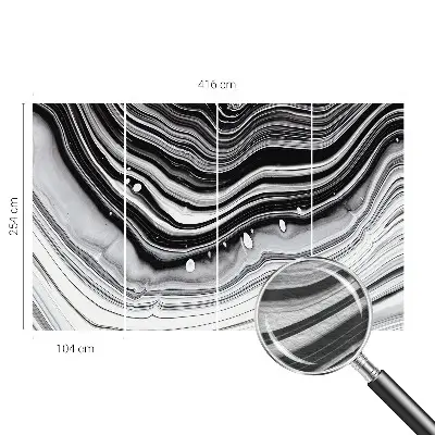 Bedruckte Vlies-Fototapete mit einem Motiv aus optischen Wellen