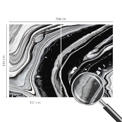 Motivtapete Monochromatische Wellen