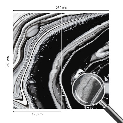 Motivtapete Monochromatische Wellen
