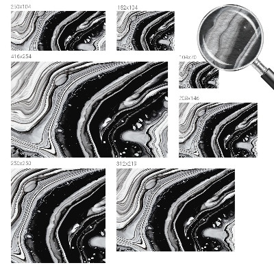 Motivtapete Monochromatische Wellen