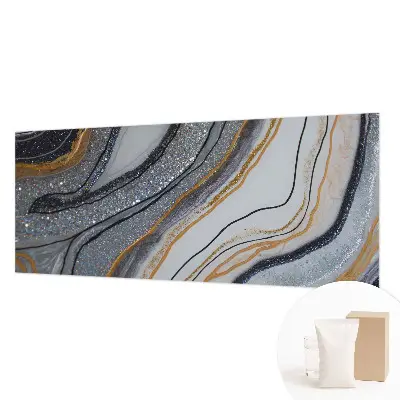 Moderne Vlies-Fototapete mit Steinwellen-Motiv
