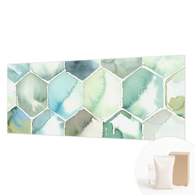 Bildtapete Pastellfarbene Sechsecke