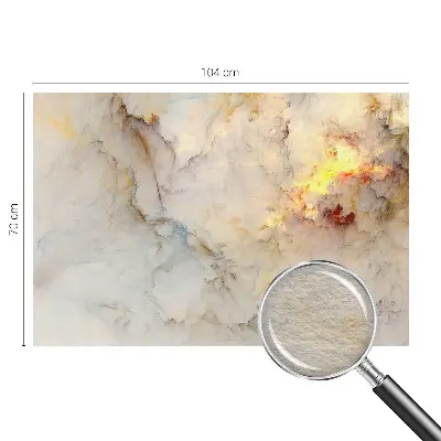 Dekorative Wand-Fototapete mit farbenfroher Landschaft