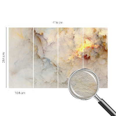 Dekorative Wand-Fototapete Farbenfrohe Landschaft